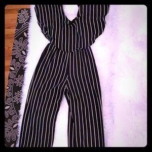 Long pant romper